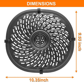GWY nonstick enamel coating on grill plate for simple food release and cleaning