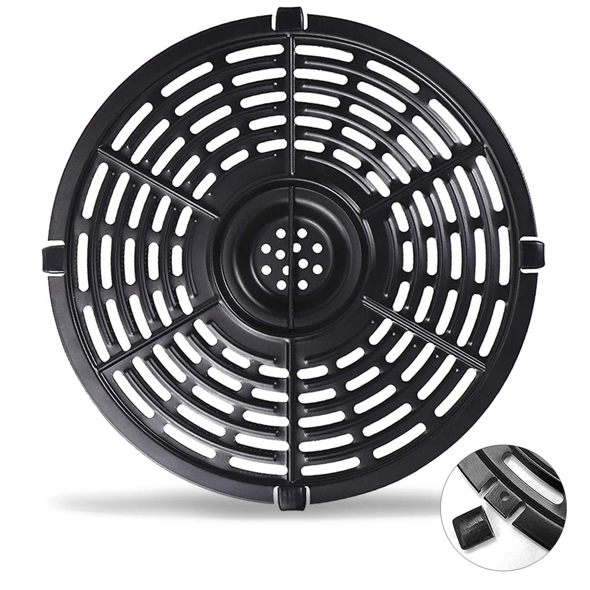 GWY air fryer grill plate for Power XL 5QT with 8.74-inch surface for even grilling