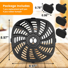 GWY Air Fryer rack assembly elevates food for crisp results