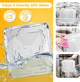 GWY dishwasher-safe tray for easy cleanup after crispy fries and wings.