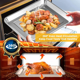 GWY food-grade steel tray supports healthy cooking without BPA.