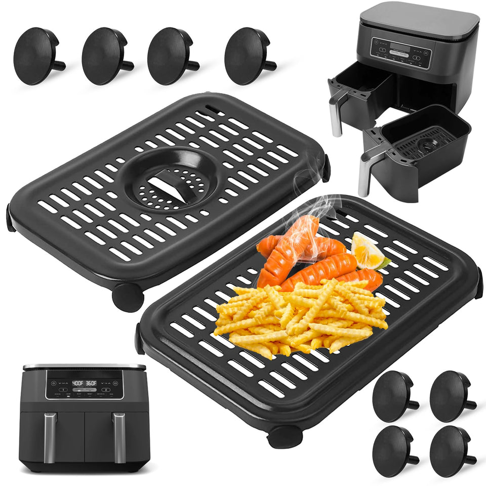 GWYXC air fryer grill pan for Ninja DZ090, DZ201, DZ100 with even heating for grilling