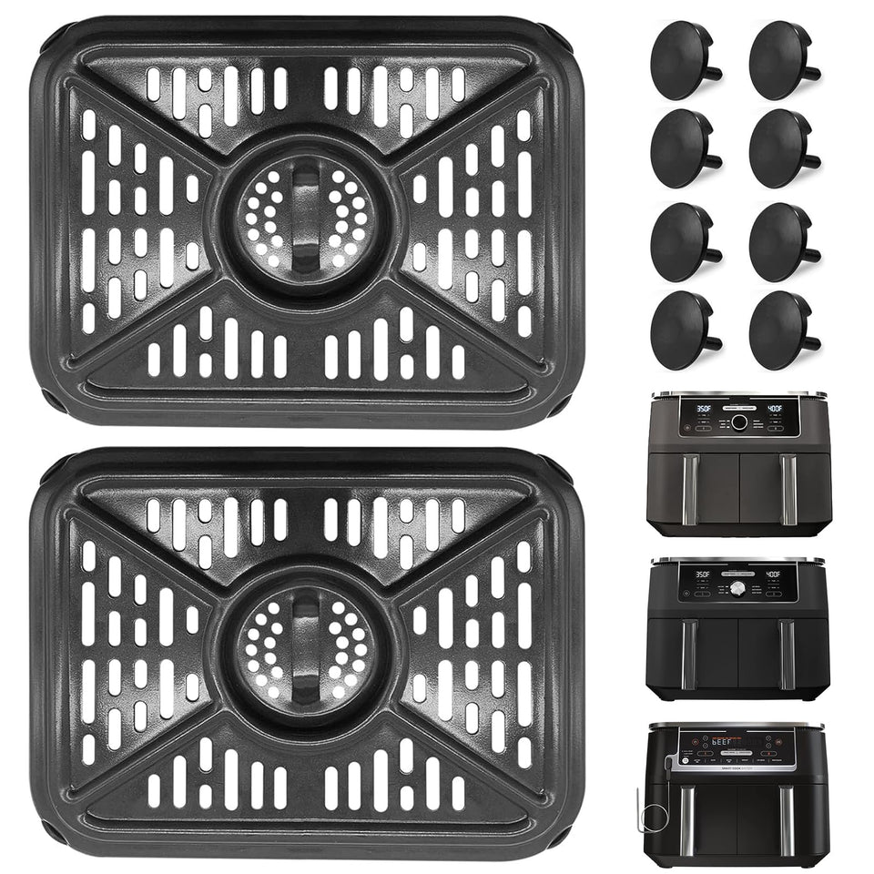 GWYXC air fryer grill pan for Ninja DZ401/DZ550 showing even heating and browning