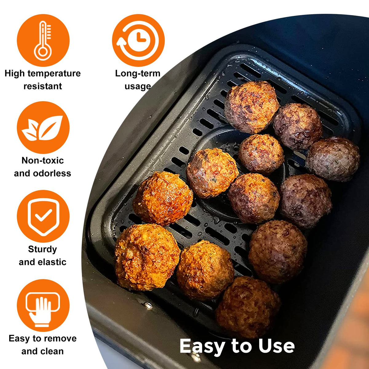 GWYXC dishwasher-safe coating on Ninja accessories for easy cleanup