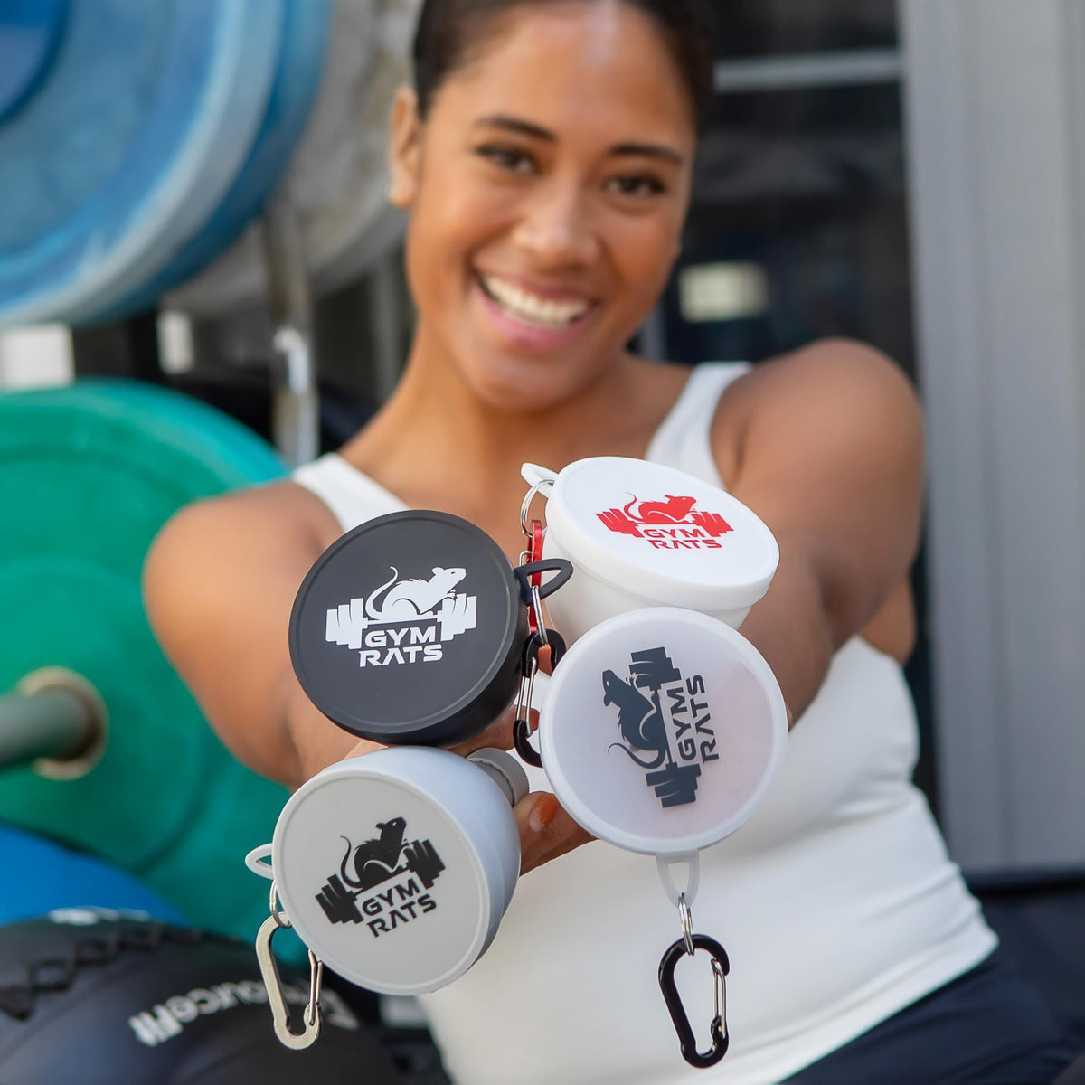 Gym Rats spill-proof design reduces leaks in gym bags