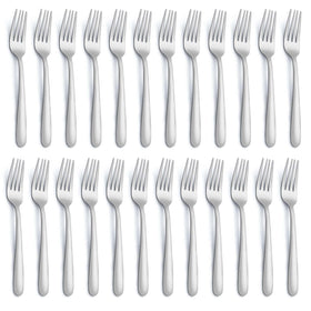 Gymdin 24-piece dinner forks set ready for family meals and gatherings.