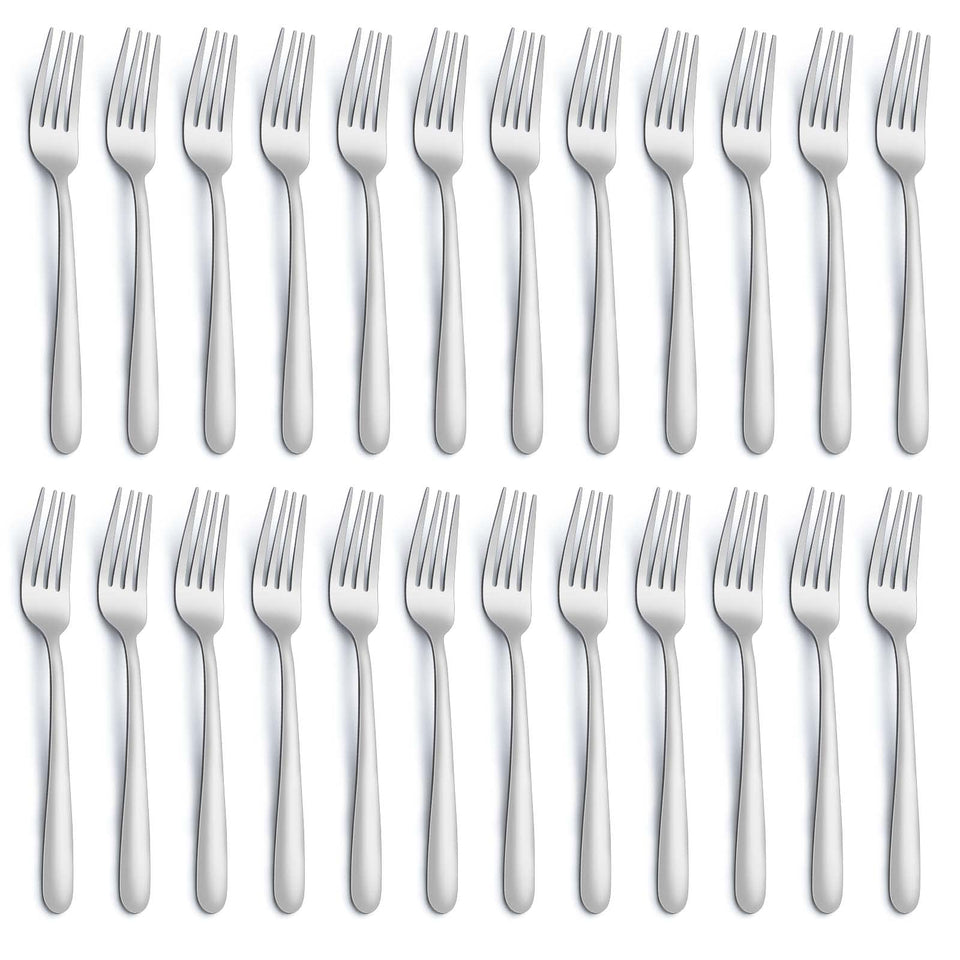 Gymdin 24-piece dinner forks set ready for family meals and gatherings.