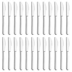 Gymdin 24-piece knives set with dining knife, durable stainless steel for daily use