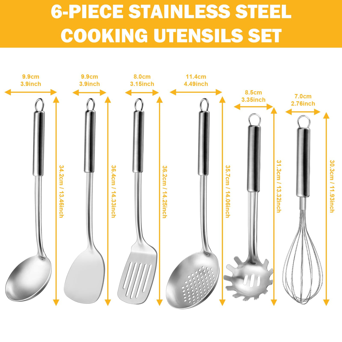 Gymdin spatula close-up, heat-resistant stainless steel for sturdy flipping