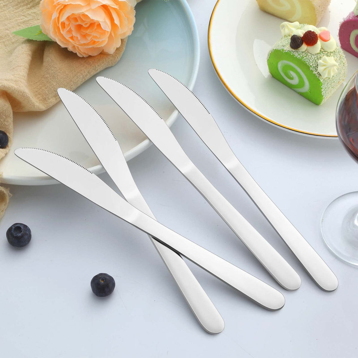 Gymdin lead-free, nickel-free knives ensure safe tableware.