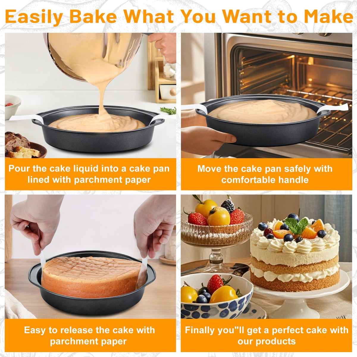 Gymdin non-stick coating free from PFOA and BPA for easy cleanup