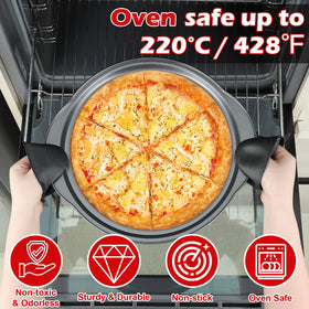 Gymdin carbon steel pan delivers even heating for consistent results.