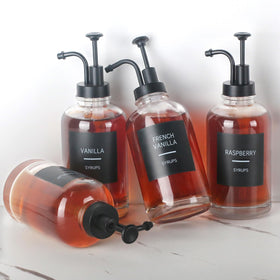 GYOSUGANG gift-ready syrup dispenser set suits homes and cafes