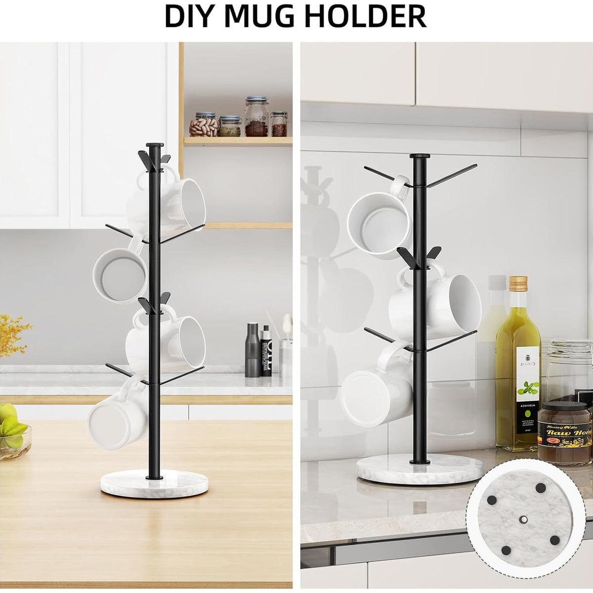 Gypie Marble Mug Holder Tree comes with a 12-month replacement warranty.
