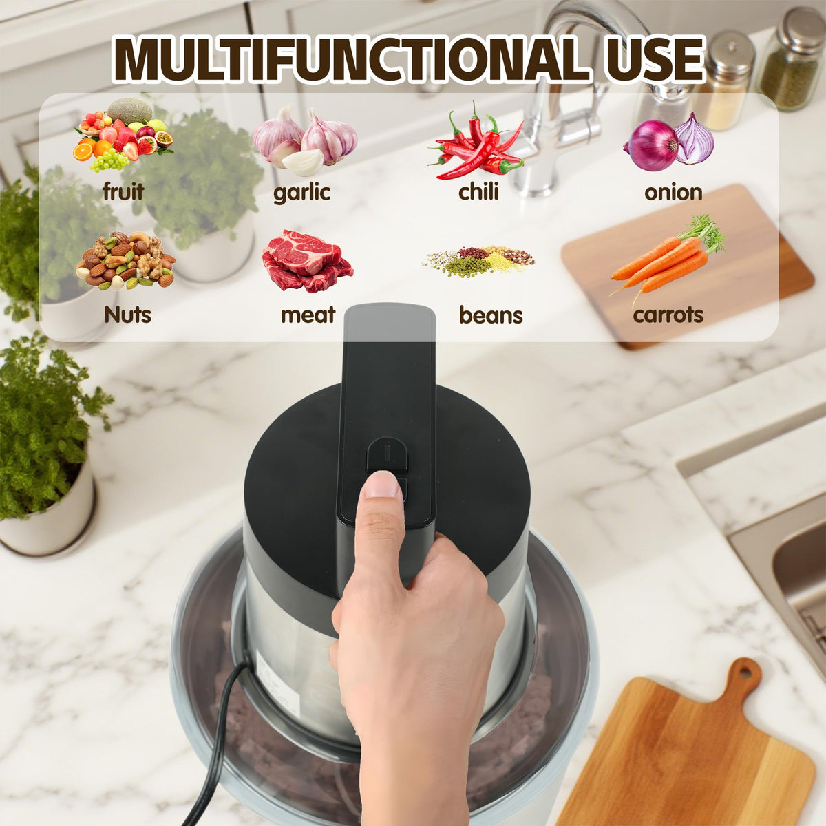 GYQTGO dishwasher-safe parts enable quick cleanup after meals