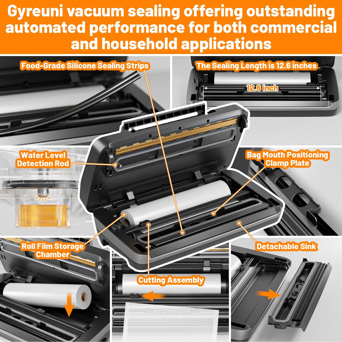 Gyreuni 12-in-1 settings cover dry, moist, and liquid foods