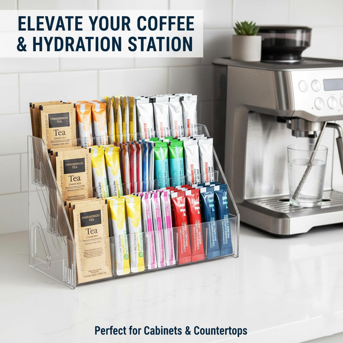 GYSLEOT clear acrylic organizer for coffee station