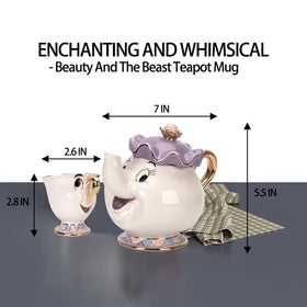 GZHaiTuoSi birthday gift packaging with whimsical Beauty and the Beast theme