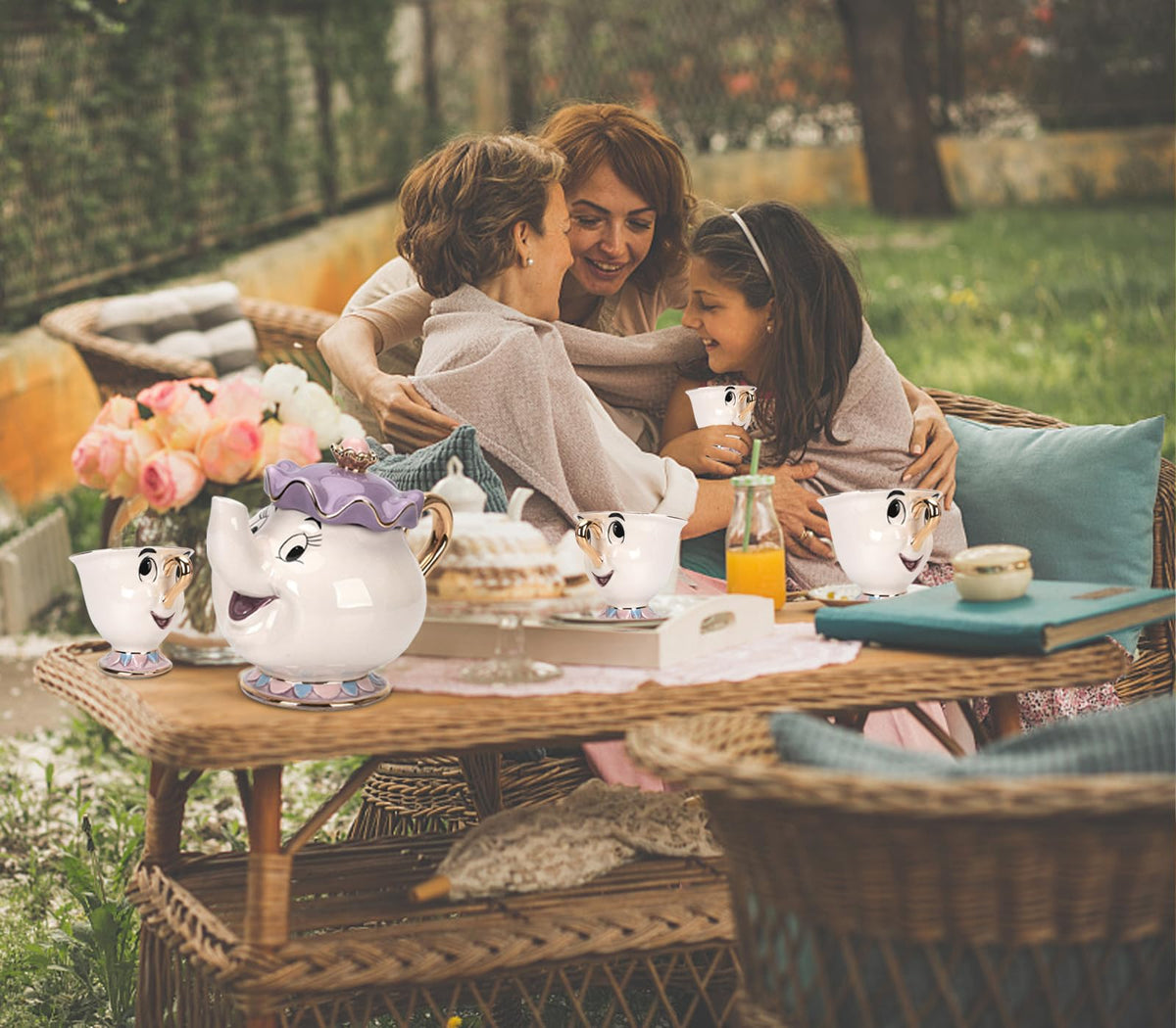 GZHaiTuoSi tea party set designed for easy cleaning and hosting