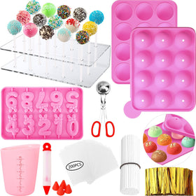 GZMAISULEE cake pop molds kit with 610-piece set for creative at-home dessert crafting