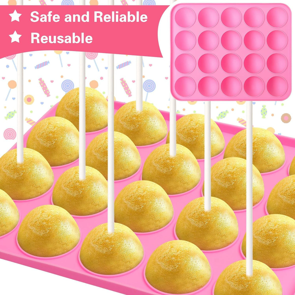 GZMAISULEE decorating pen with four tips supports precise cake pop decoration
