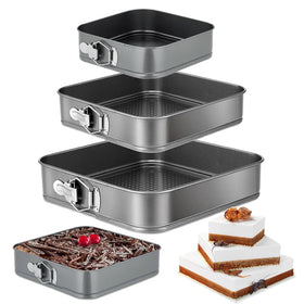 GZMAISULEE Springform 4in leakproof buckle ensures clean, leak-free baking results.
