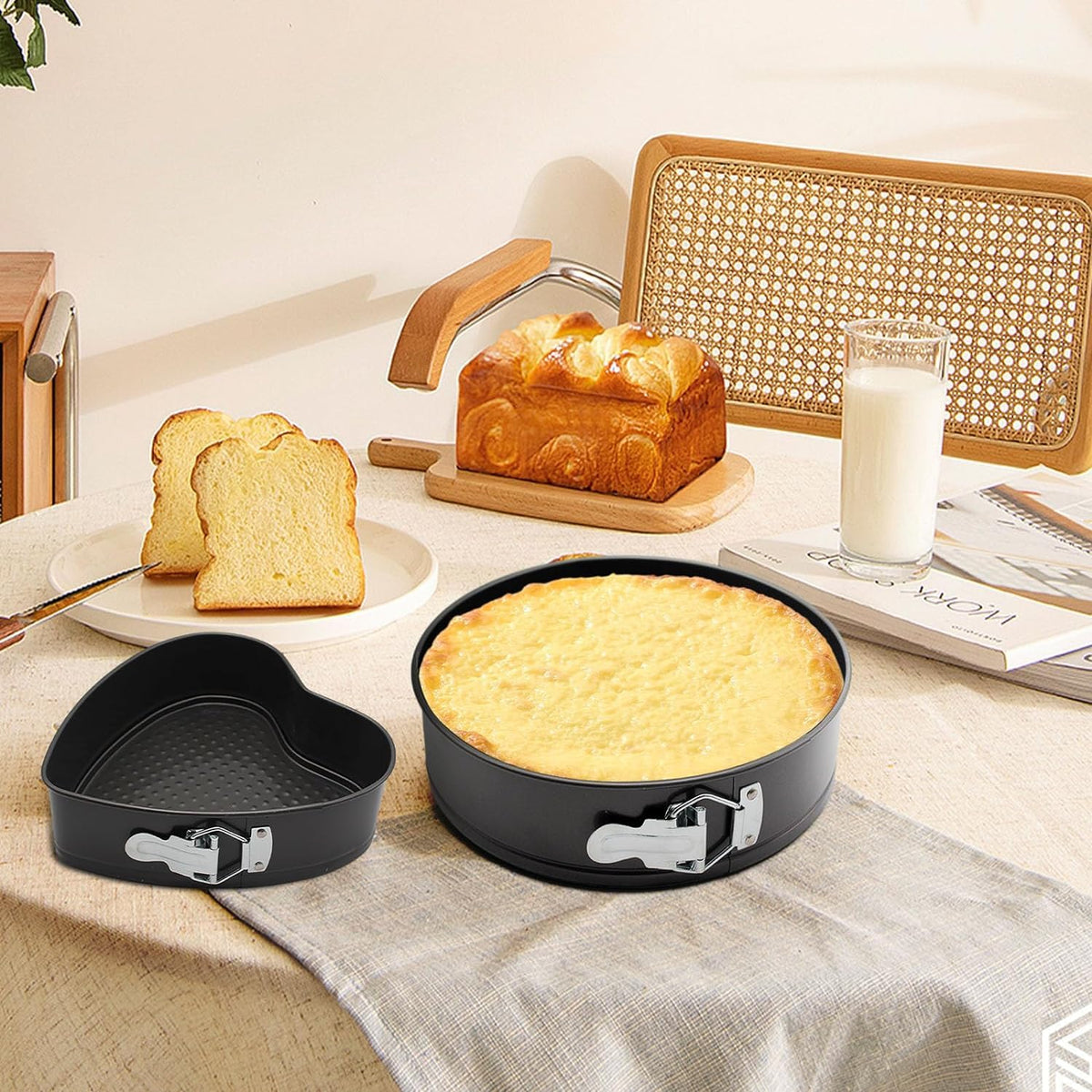 GZMAISULEE 9-inch round springform pan leakproof design