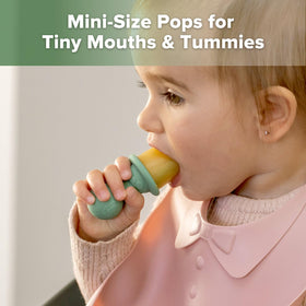 Haakaa Astronaut pops sticks with easy-grip handles for little hands during snack time.