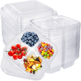 Haawooky 30-pcs bento containers packaging includes convenient snack boxes for school