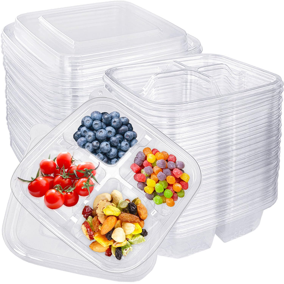 Haawooky 30-pcs bento containers packaging includes convenient snack boxes for school