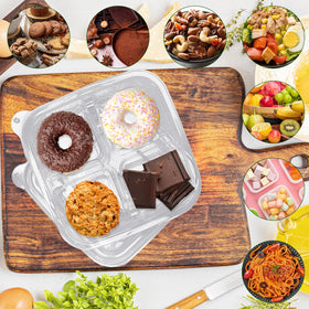 Haawooky stackable lunch box saves space in bags and cupboards