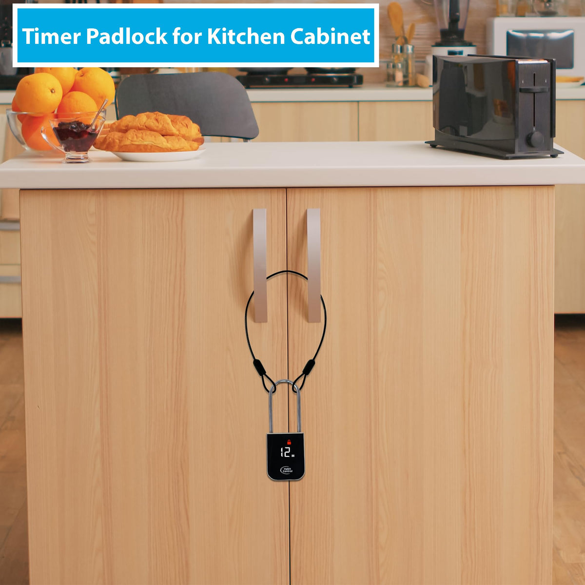Habit Control timer lock in home or office for self-discipline