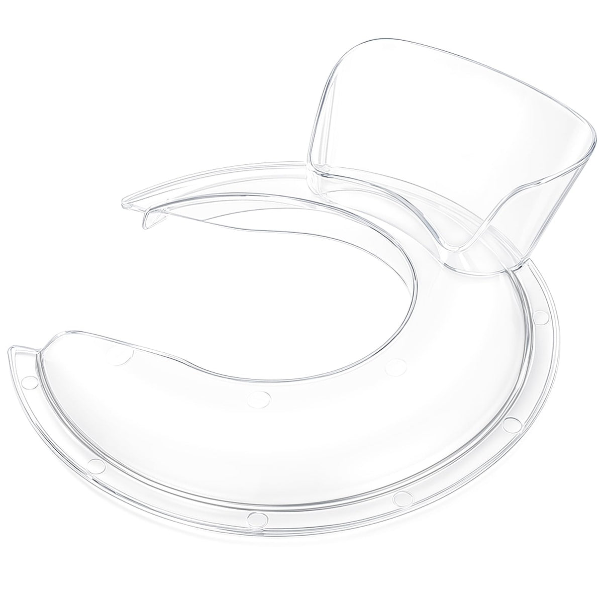 HAEGCKCA pouring shield for Kitchenaid 4.5-qt bowls reduces splatter during mixing