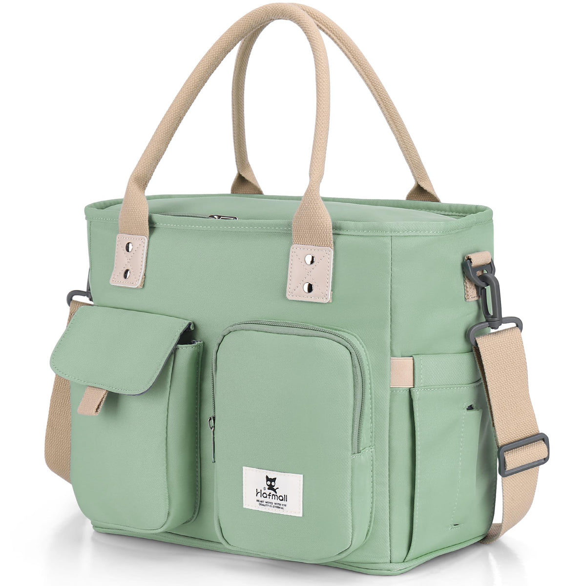 Hafmall large insulated lunch bag with leakproof design keeps meals fresh on the go