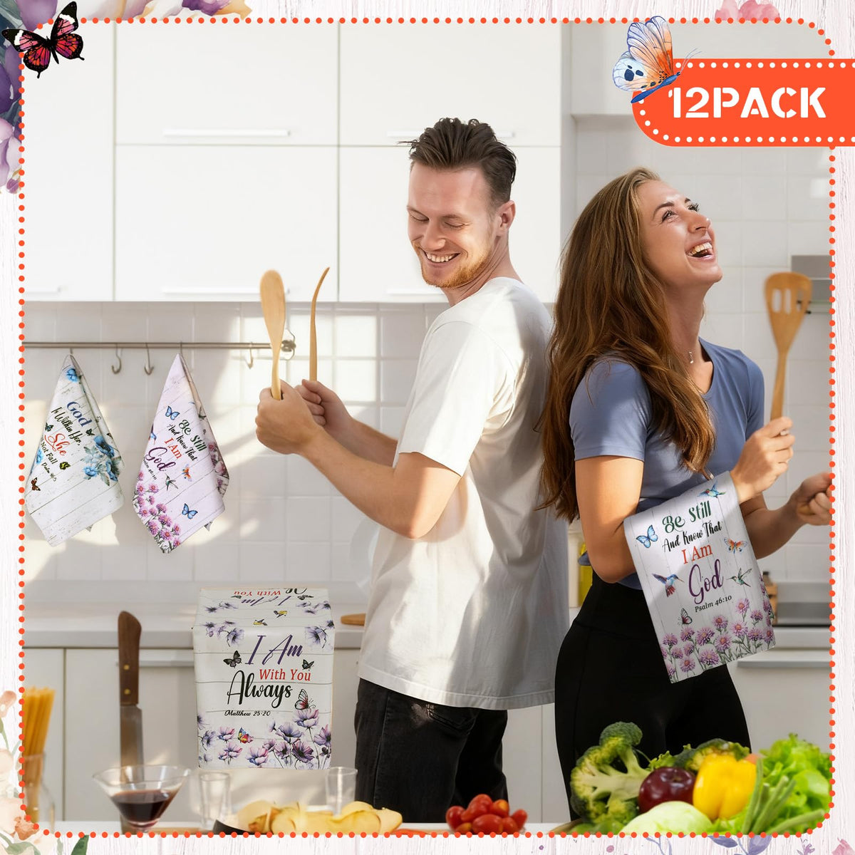 Hahafelt gift-ready Christian towels make a thoughtful housewarming or Easter present.