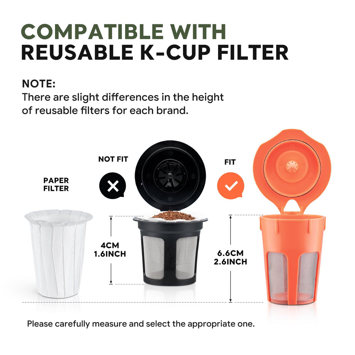 HAILASRE biodegradable filter paper highlighting green, waste-reducing option.