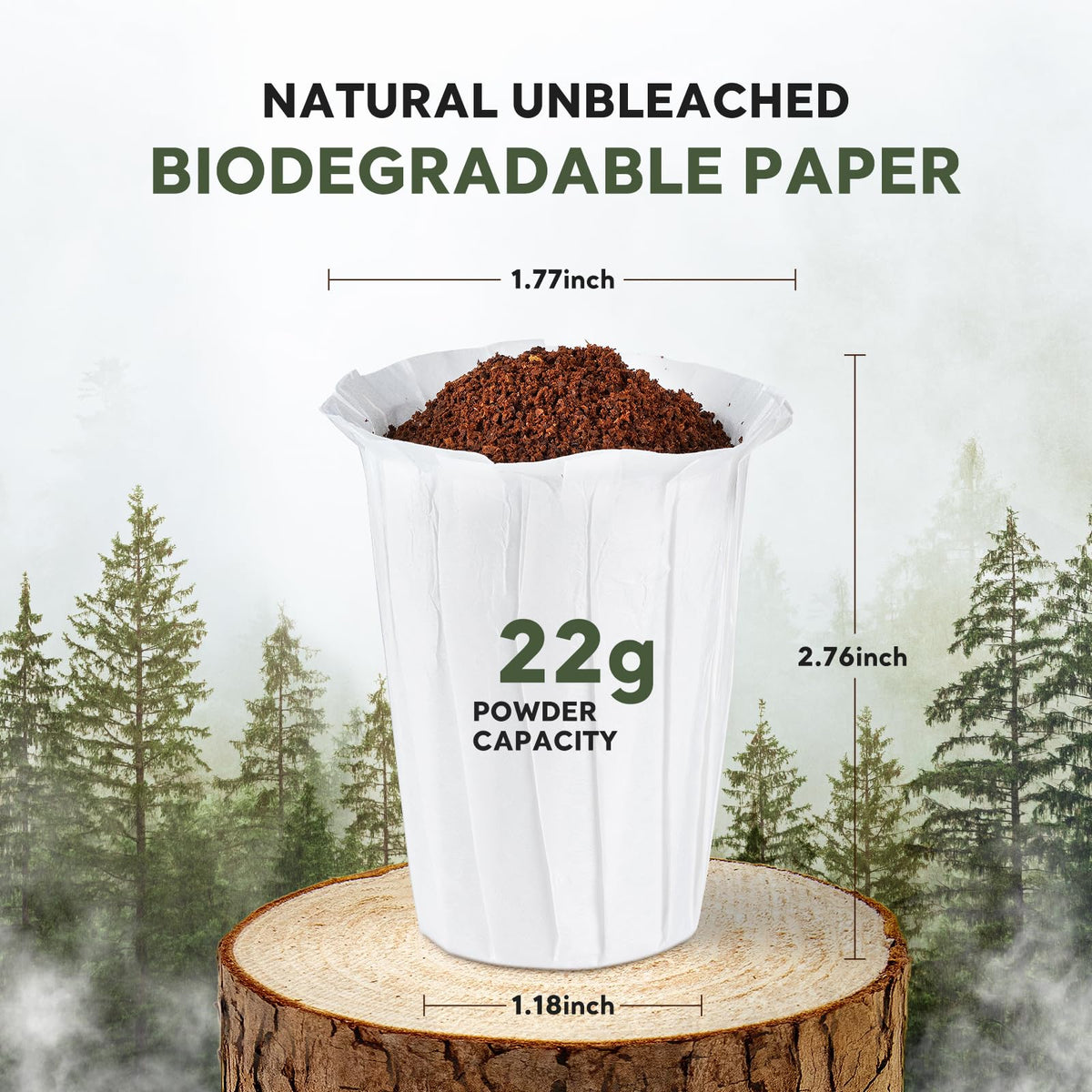HAILASRE k-cup filters in use for clean, ground-free coffee.