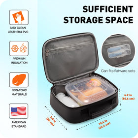 Hairao Kids Lunch Box interior with roomy space for lunch and snacks