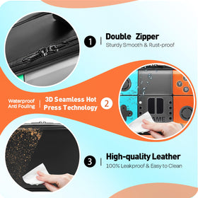 Hairao waterproof leather exterior protects contents and prevents leaks