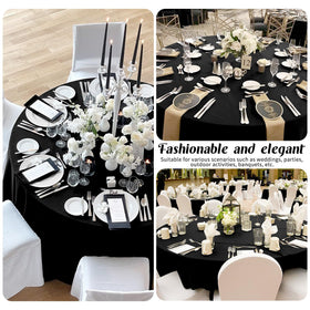 Two HAISIWLKJ tablecloths ready for event decoration.
