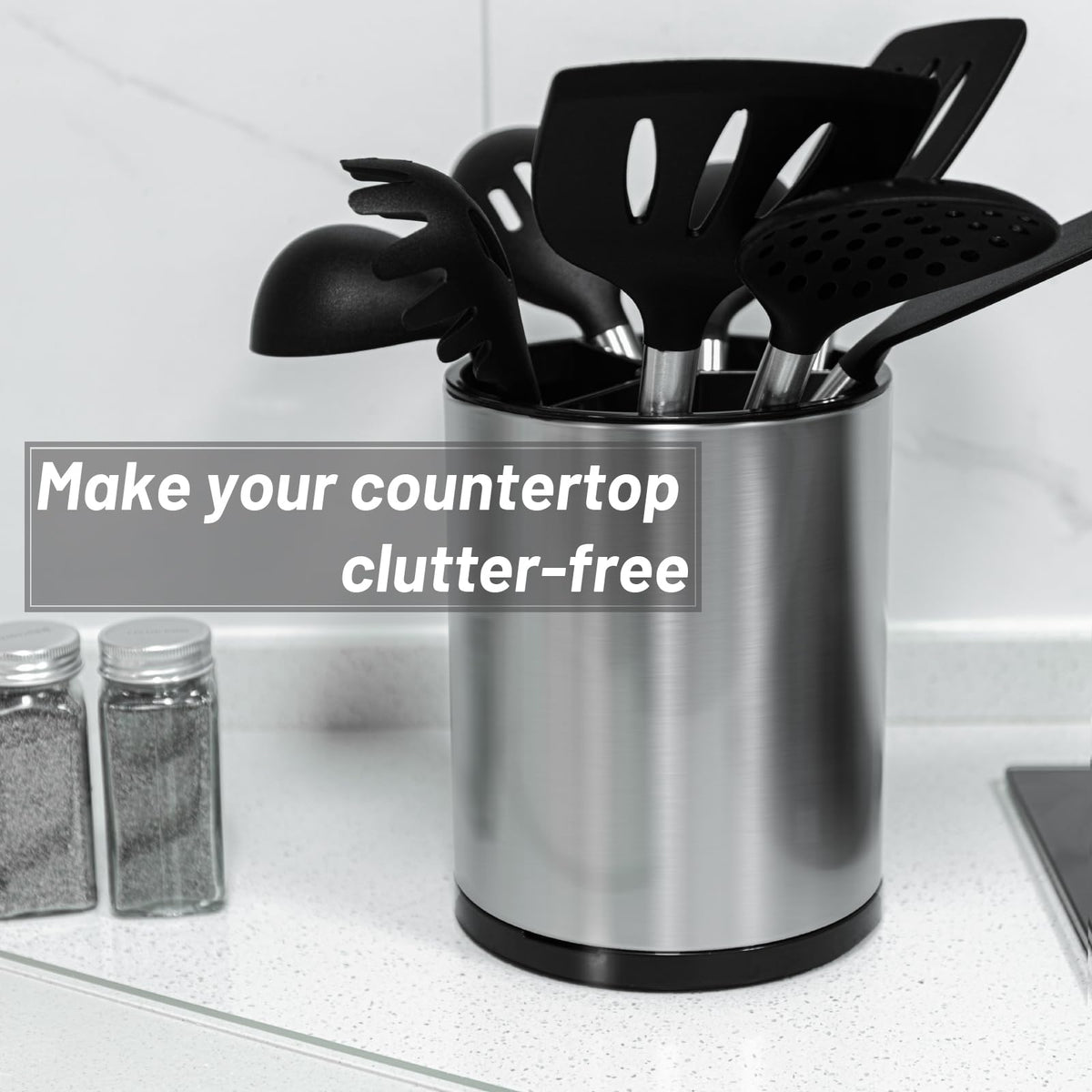 Haiyouneer countertop caddy enhances kitchen organization