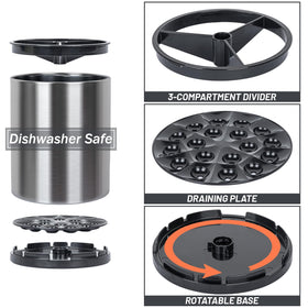 Haiyouneer drain-hole design keeps utensils dry and rust-free