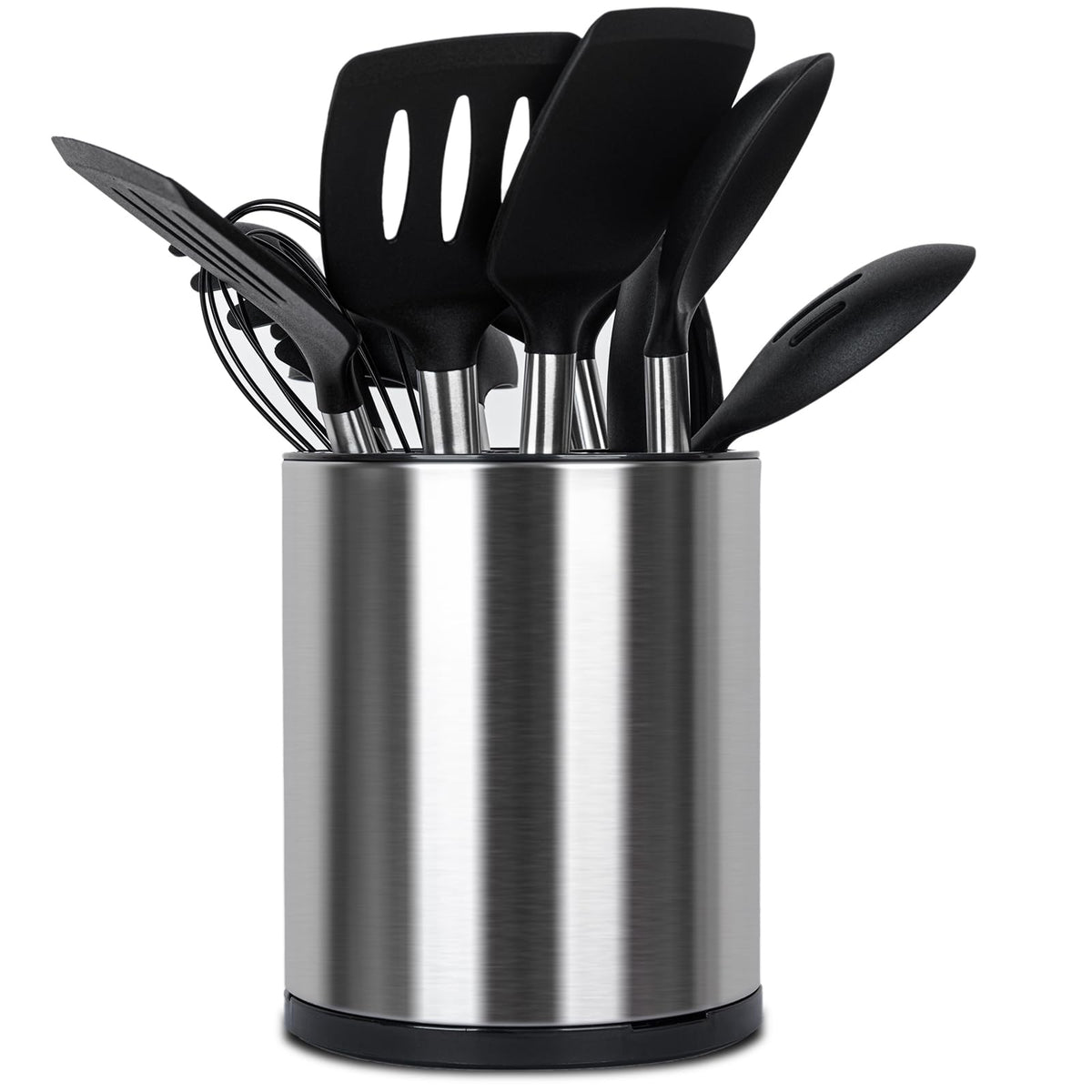 Haiyouneer 360° rotating utensil holder for easy access during cooking