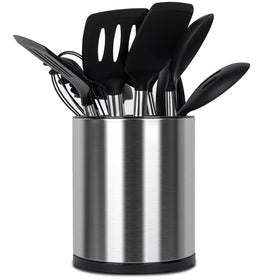 Haiyouneer 360° rotating utensil holder for easy access during cooking