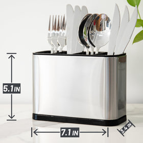 Haiyouneer silverware caddy drain holes prevent water buildup