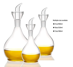 HAIZEEN kitchen bottle for oil and vinegar keeps counters neat.