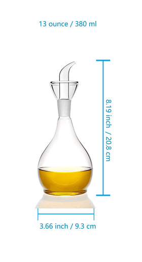 HAIZEEN olive oil carafe decanter ideal for at-table or grill-side use.