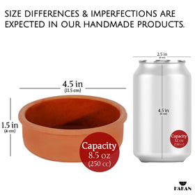 Hakan Hitit glazed-inside bowl highlighting rustic design and easy cleaning.