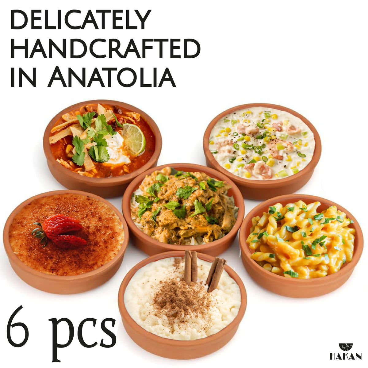 Hakan Hitit multi-use bowls elevate Mexican casseroles and desserts.