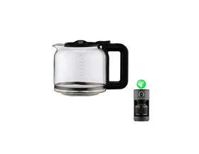 HAKANO carafe body with measurement markings for precise water levels.